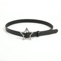 Y2K Belts for Women Spice Girls Pink Black White Belt Denim Star PU Leather Rhinestones Belt Ins Sweet Cool Corset Jeans Belts