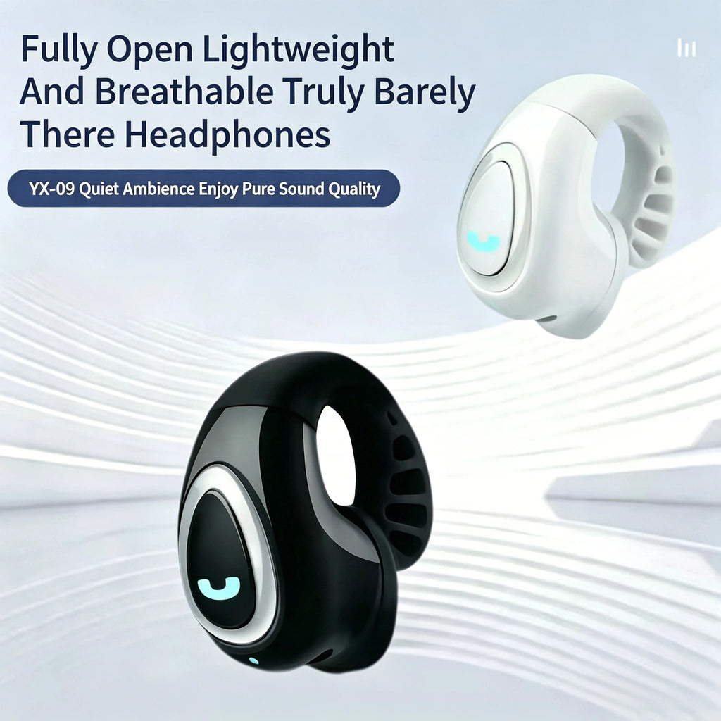 BT  Earphone Clip On Monaural Inear Motion Stereo Bone Conduction  Business Wireless Earphone Mini Monaural Tws