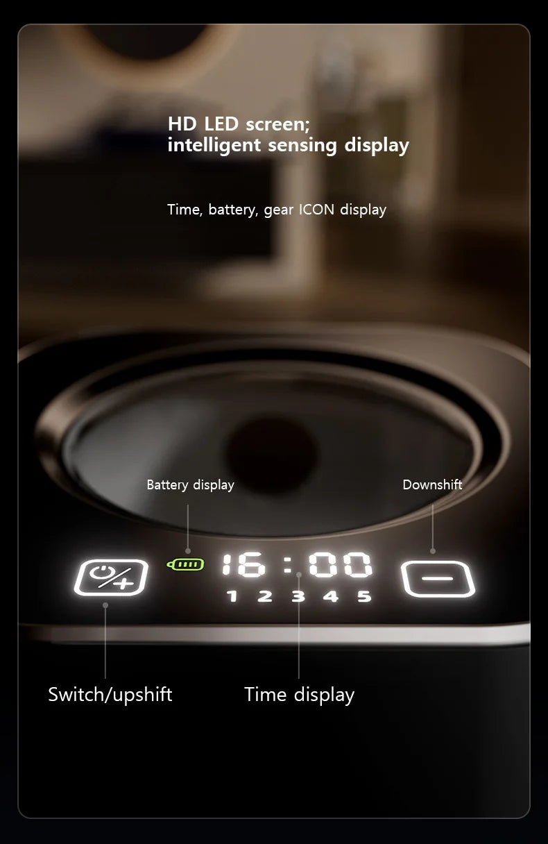 Smart Induction Hand Washer Sensor Wall Mounted Foam Infrared Sensor Liquid Soap Dispensers with Temperature Digital Display