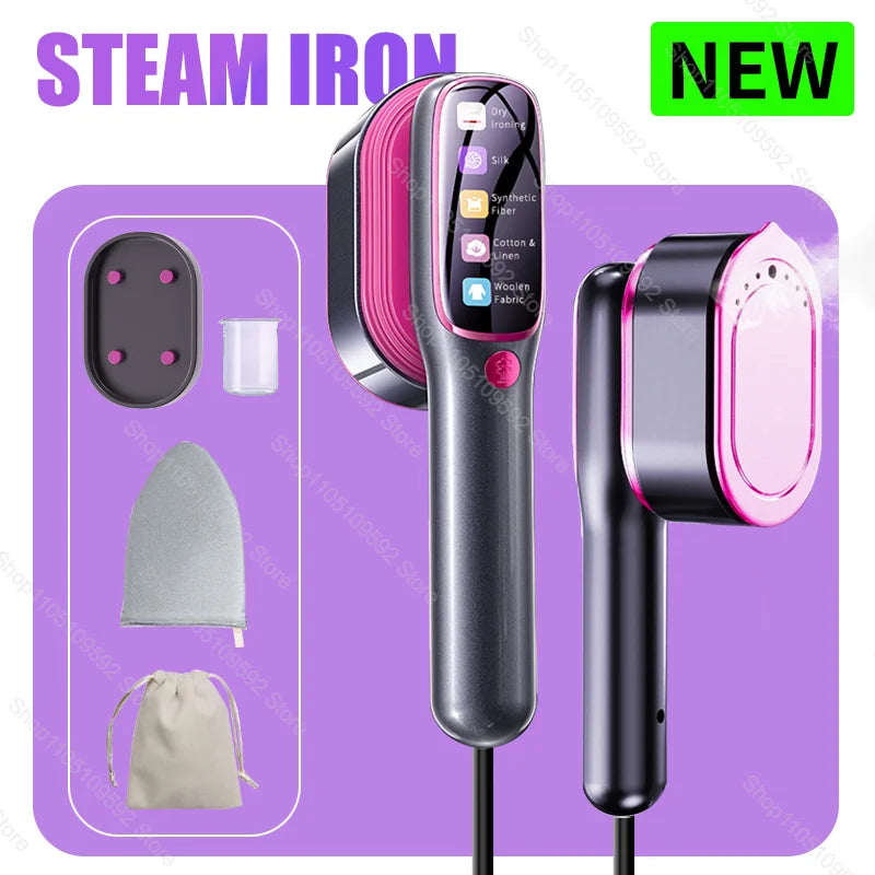 Handheld Steam Iron Garment Steamers Ironing Multi Functional  Machine Travel Portable Ironing Machine Garment Ironing Machine