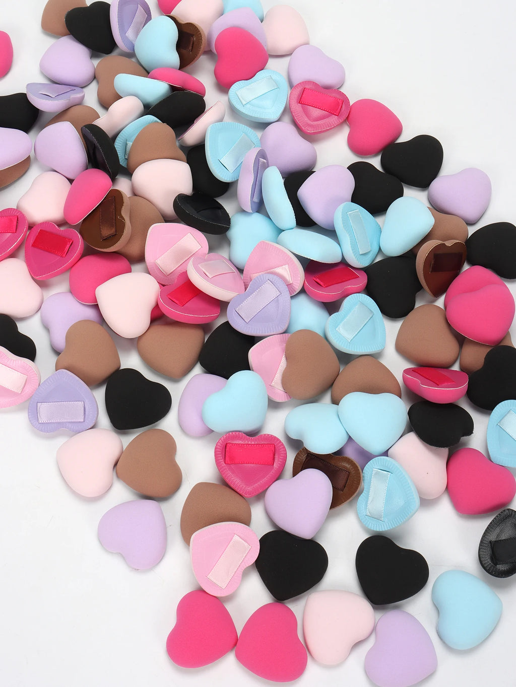 5/10/20Pcs Super Soft Cotton Candy Makeup Puff Necessary Wet Dry Use Air Cushion Powder Puff Multifunction Portable Makeup Sponge