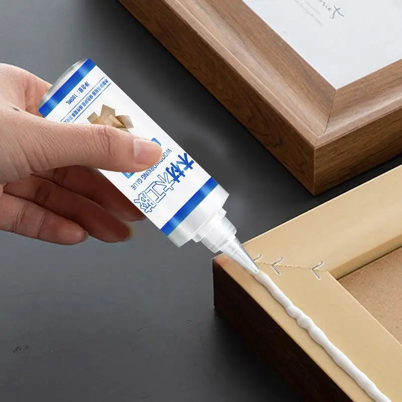 Wood Glue For Furniture 180ml Carpenter Glue Transparent Eco-Friendly Wood Adhesive Professional Safe Glue Multi-Functional