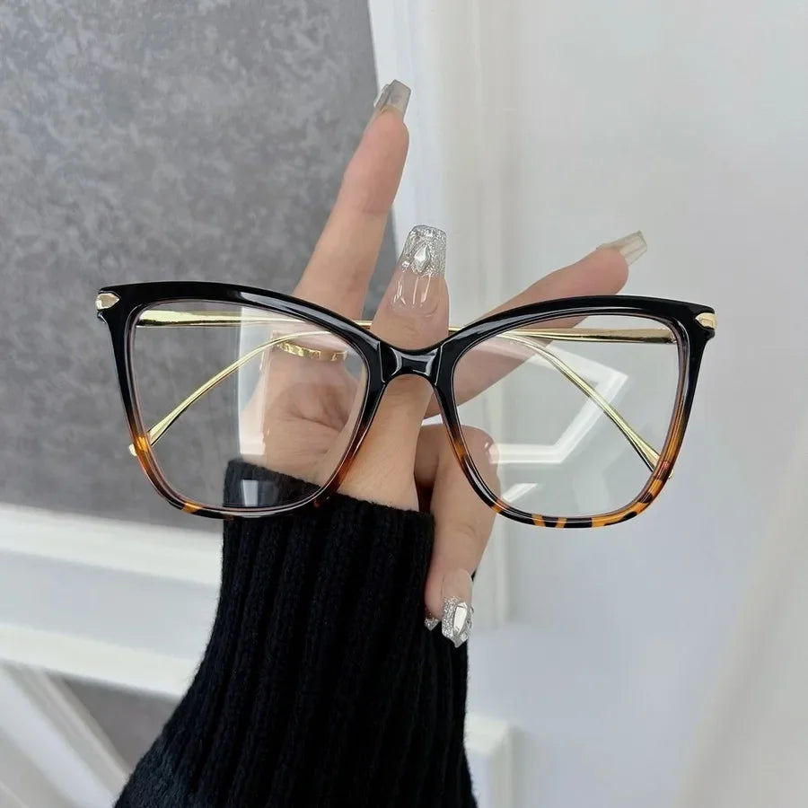 Fashion Stylish Cat Eye Eyeglasses Frames Women Men Transparent Clear Brand Designer Optical Cute Frame Oculos