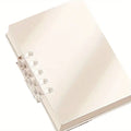 1PC 80 Sheets Portable A7 Mini Loose-Leaf Notebook, Pocket Memo Diary Planner, Agenda Organizer for School & Office Supplies