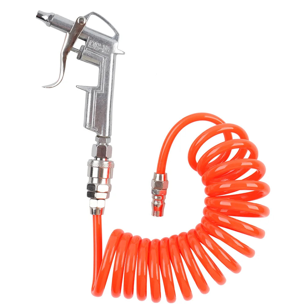 Mini DG-10 Air Blow Gun Pistol Trigger Cleaner Portable Dust Blower Pneumatic Cleaning Tool with 3M Spring Pipe for Compressor