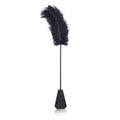 SM Bondage Double-end Feather Leather Whip Couple Riding Spanking Flirt Flogger SexToys Women Nipple Clit Stimulator Adult Games