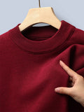 New Winter Turtleneck Sweater Thick Mens Casual Pullover Sweaters Solid Color Quality Warm Slim Turtleneck Sweaters Pullover Men