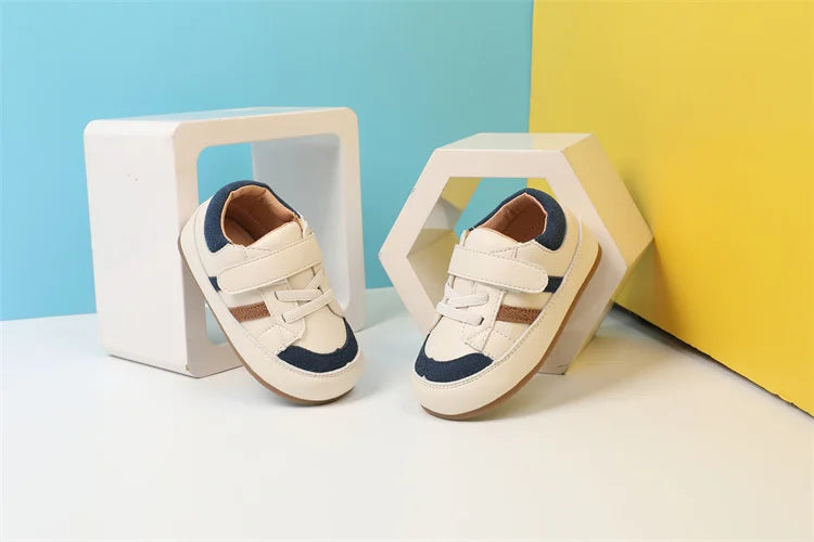 DIMI Spring/Autumn Baby Toddler Shoes Soft Breathable Microfiber Leather Infant Sneakers 0-3 Year Flat Walker Shoes