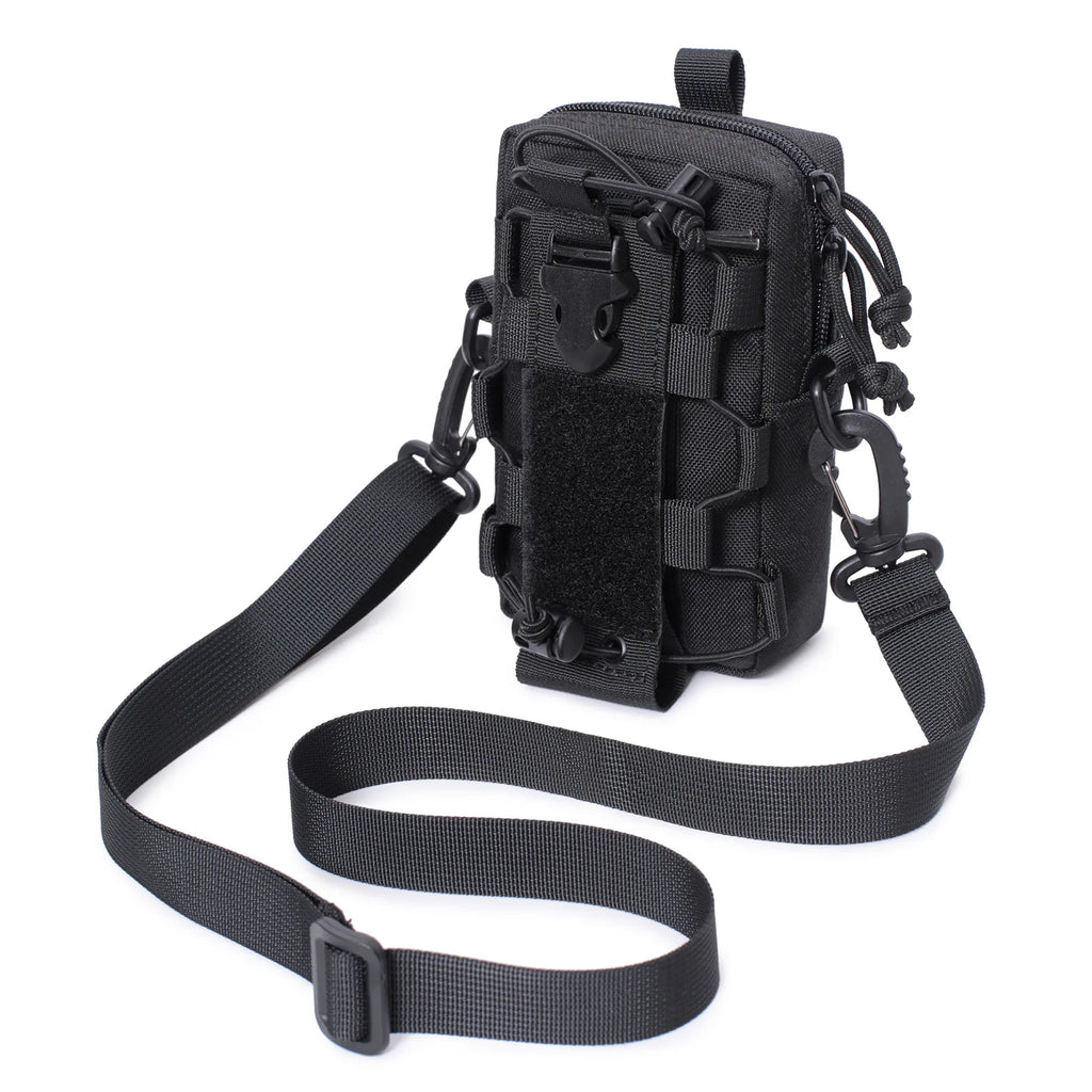 Organizer Waist Pack Bag military Molle EDC Pouch Water Bottle Canteen Kettle Carrier Outdoor Sports Phone Holder Camping Hiking