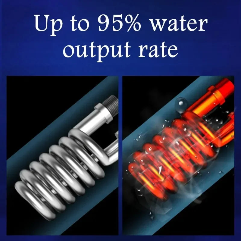 5500W Newest Water Heater Instant Water Heater Tankless Instantaneous Faucet Tap Kitchen Hot Water Crane LED Digital