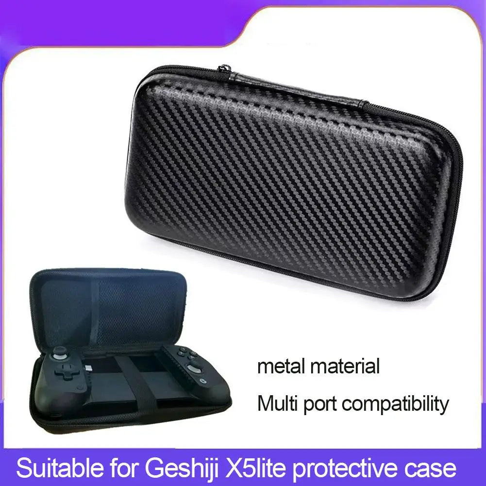 For Gamesir X5 Lite Protection Package Mobile Gaming Gamepads Waterproof Carrying Case Hard Shell Case Carbon Texture Case