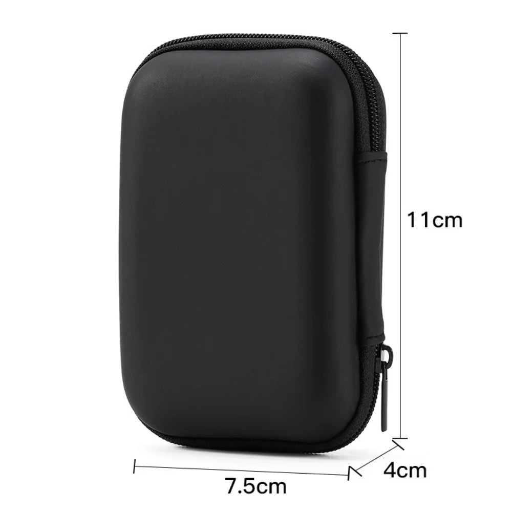 Hard PU Case for SanDisk PSSD /E30 /E60 / E61 250GB / 500GB / 1TB / 2TB V2 Extreme Portable SSD SDSSD Carrying Storage Bag