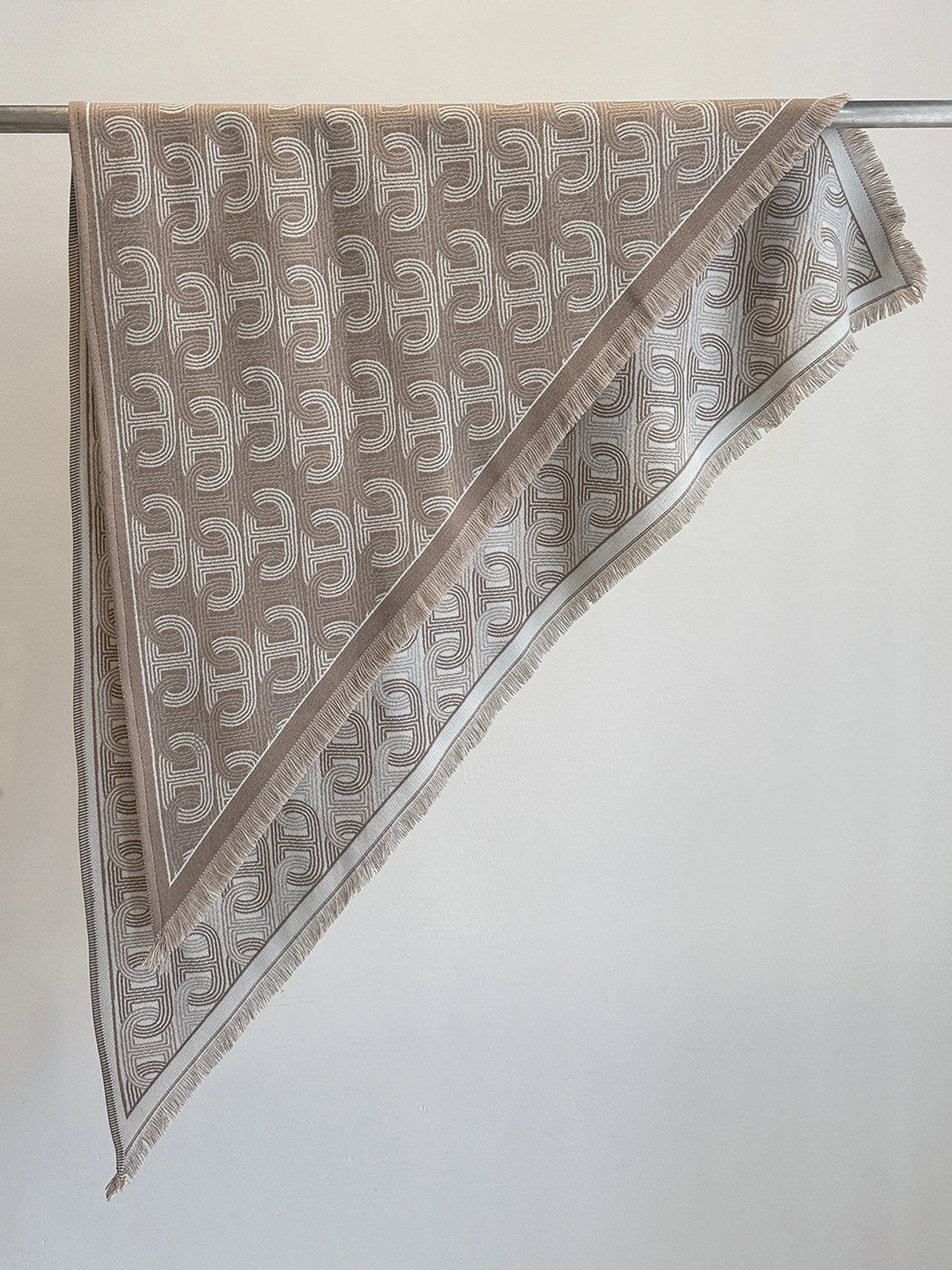 2025 New Luxury Women's Fashion Brand Triangle Scarf - Warm Autumn Winter Printed Pashmina Shawl Bufanda Femme