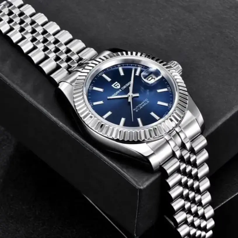 PAGANI DESIGN 2026 Mens Automatic Watch Japan NH35A/8215 Movement 42mm Stainless Steel Sapphire Glass 100M Waterproof Business