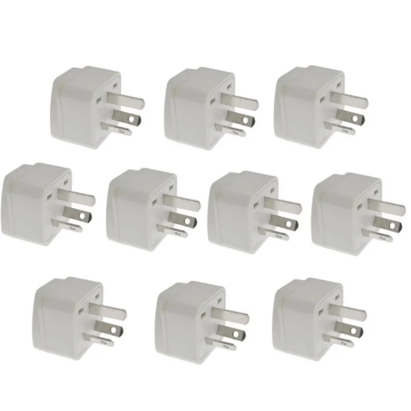 Australian/China/New Zealand Travel Adapter, IEC Type I Plug US/EU/UK/Swiss/Italy/Japan To AU 3 Pin Power Converter 10A/250V