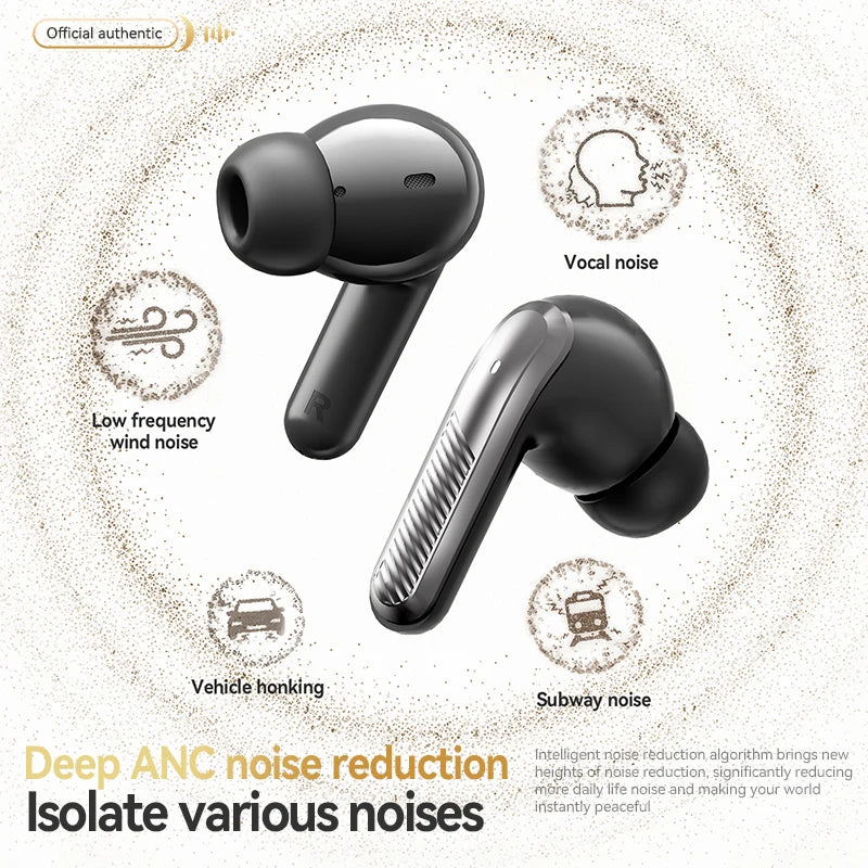 Acer Ohr644 In-Ear Wireless Bluetooth Headphones Anc Active Noise Reduction Panoramic Sound Effect Comfortable to Wear Long-Lasting Battery Life Dedicated for Sports and Running Compatible with Mobile Phones and Tablets