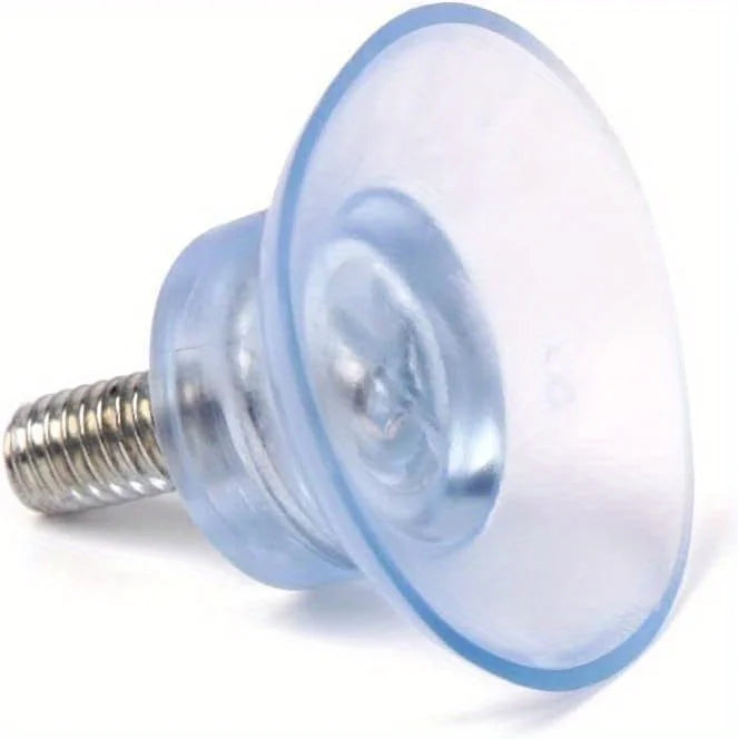 10Pcs M6 Environmentally Friendly PVC Transparent Suction Cups with Screws Replacement Parts for Glass Table Top Suction Cups