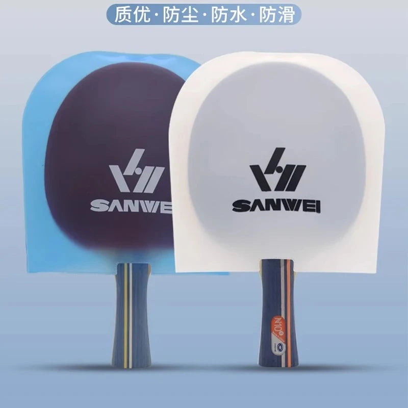 YINHE/SANWEI Table Tennis Racket Protection Covers Waterproof Paddle Film Protector Anti-oxidation Protective Bags Rubber Cover