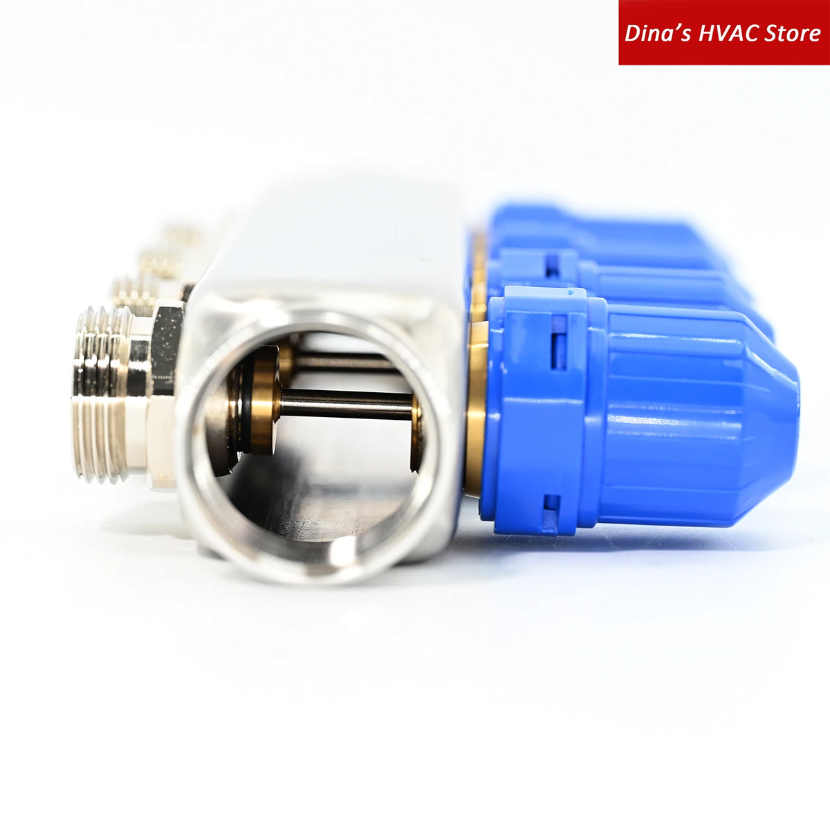 Stainless Steel S304 Underfloor Heating Manifold Kit with Flow Meter and Thermostatic Screw G1"*50MM