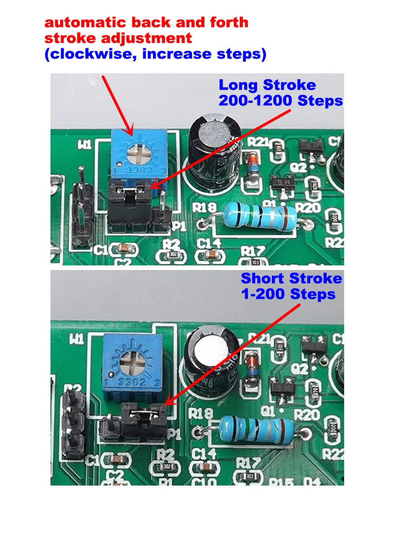 Adjust Speed Controller Module Micro Step Stepper Motor Drive Board Switch 2-phase 4-wire 4-phase 5-wire Stepping Motor 5V-12V