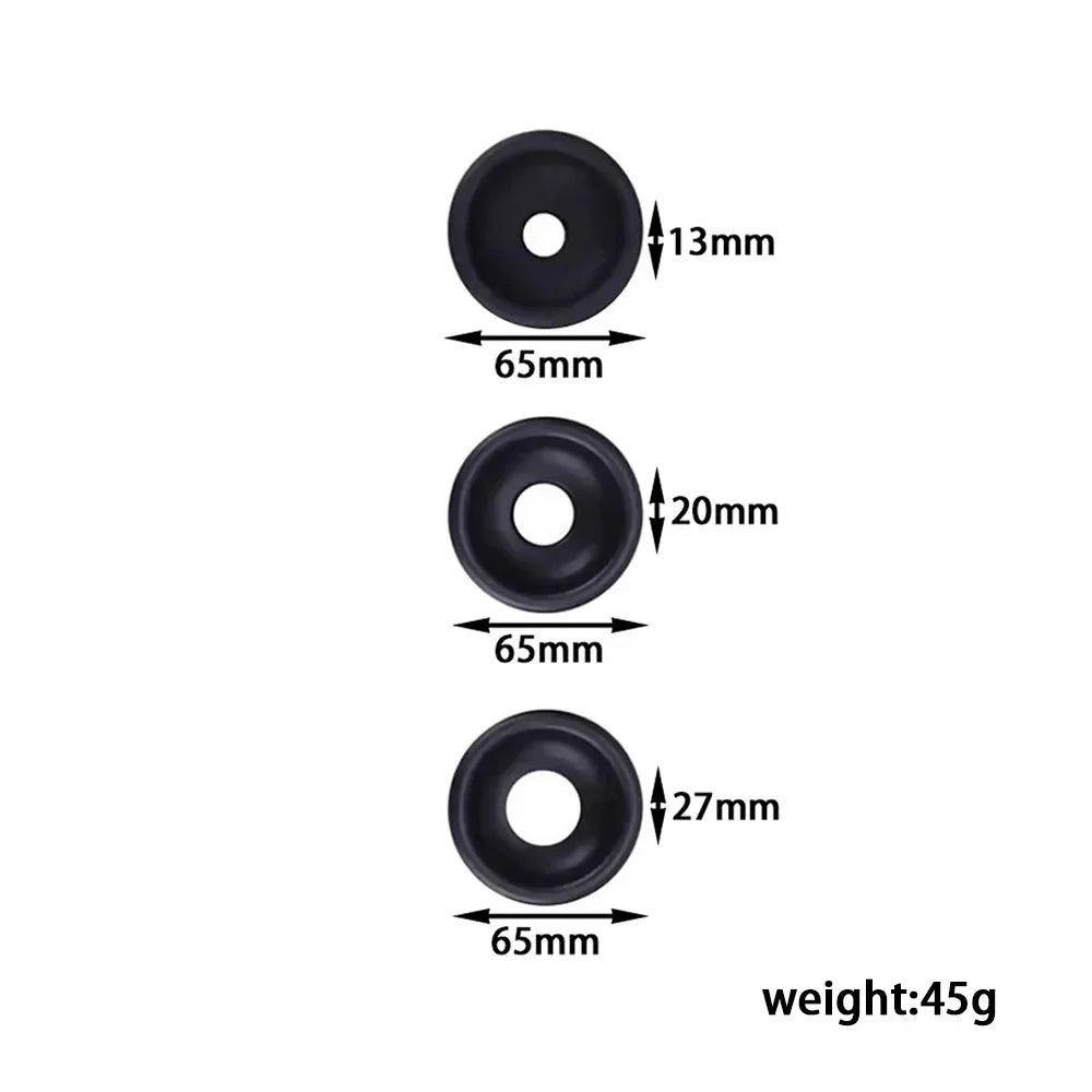 Effective Penis Pump for Men Enlargement Vacuum Dick Extender with Pressure Gauge Realistic Vaginal Sleeve 3 Silicone Inserts