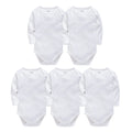 Solid White Baby Clothes Long Sleeve Cotton Baby Girls Boys Bodysuit Newborn body bebe 0-24 months Infant Jumpsuit