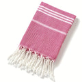 Turkish Beach Towel 90*180CM Sauna Spa Gym sports Fitness Fringed Bath Towel kitchen Soft Absorbent Quick drying towels