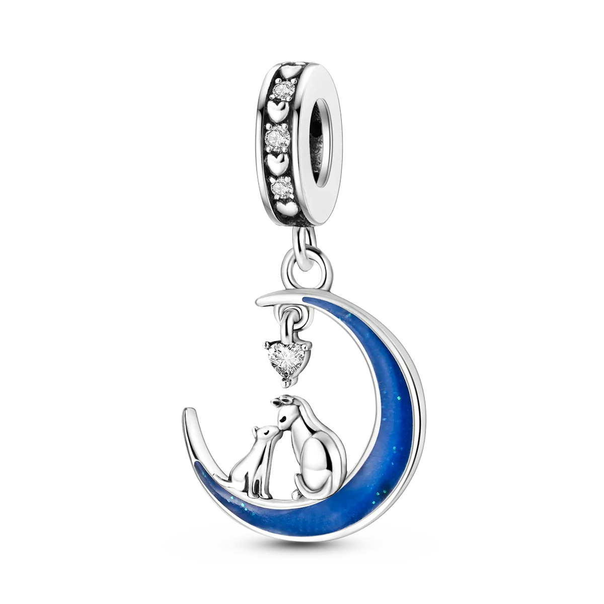 Dog Pet Charms 925 Silver Doggy Paw French Bulldog Bones Beads Fit Original Bracelet DIY Fine Jewelry
