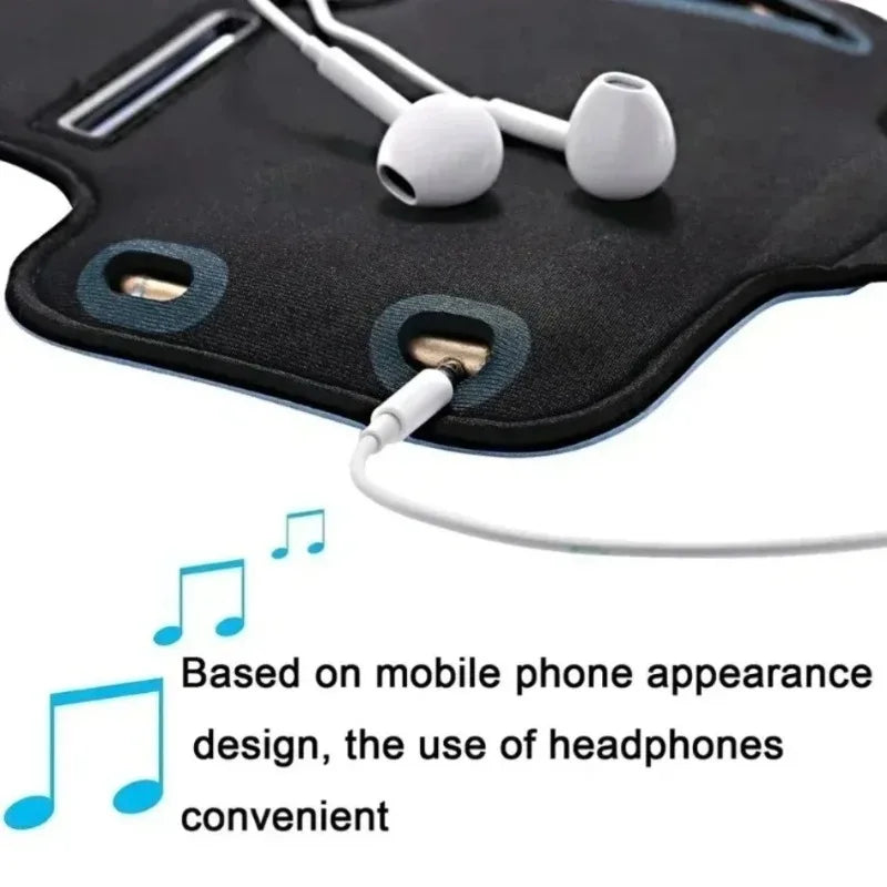 Sports Running Phone Armband Touch Screen Breathable With Key Pocket For iPhone 12-17 Pro Max For Android Gym Jogging Daily Use