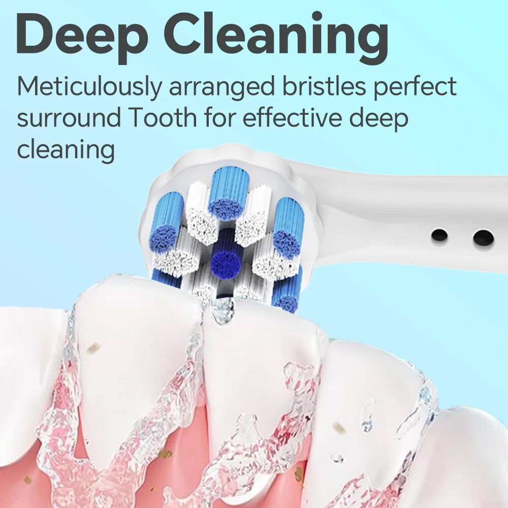 4/8/12 Pack Compatible with Oral B iO 2/3/4/5/6/7/8/9/10 Electric Toothbrush Replacement Brush Heads, Toothbrushes Head Refills