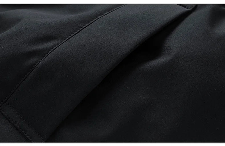 8XL Puffer Jacket Men Thick Warm Parka Plus Size Quilted Jacket Solid Outwear Coats Loose Cotton-padded Men's Clothing Top
