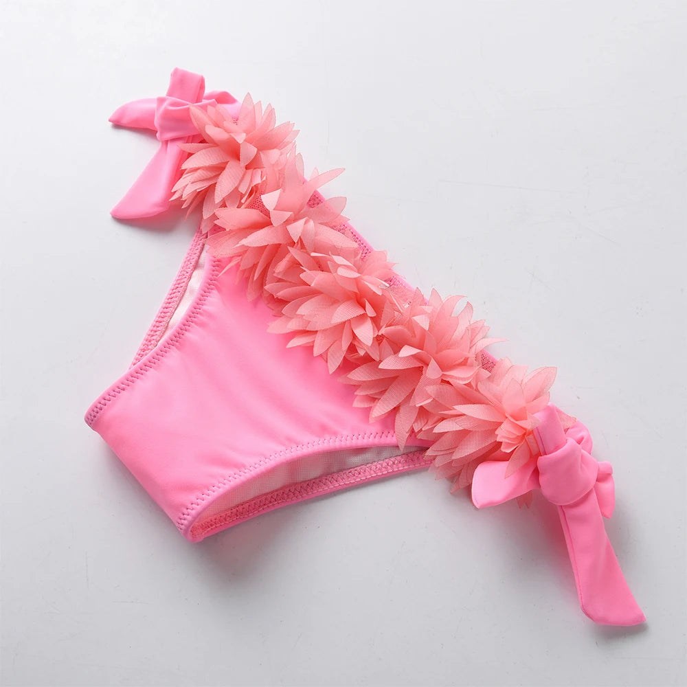 DXTON Girls 2 pcs Swimwear Suit Kids Flag Print Stars Stripe Swimsuit Children Bikini Sets for Summer Beachwear Bathing suit