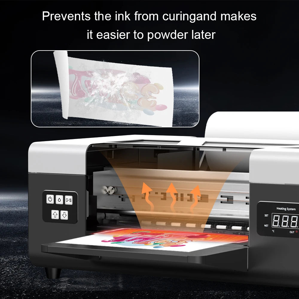 A4 DTF Printer Impresora A4 L800 DTF Printer Direct Film Printer Textile Fabric T-shirt Printing Machine for All Textile Fabric