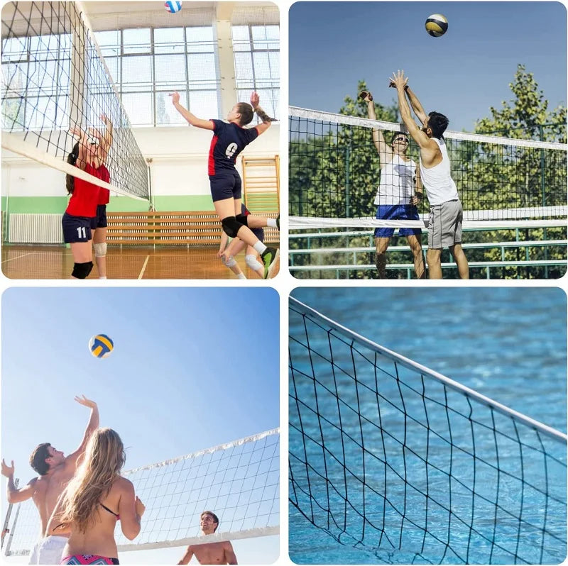 Outdoor Beach Volleyball Net 960x100cm Professional Volleyball Net Training Standard Tennis Badminton Mesh For Indoor