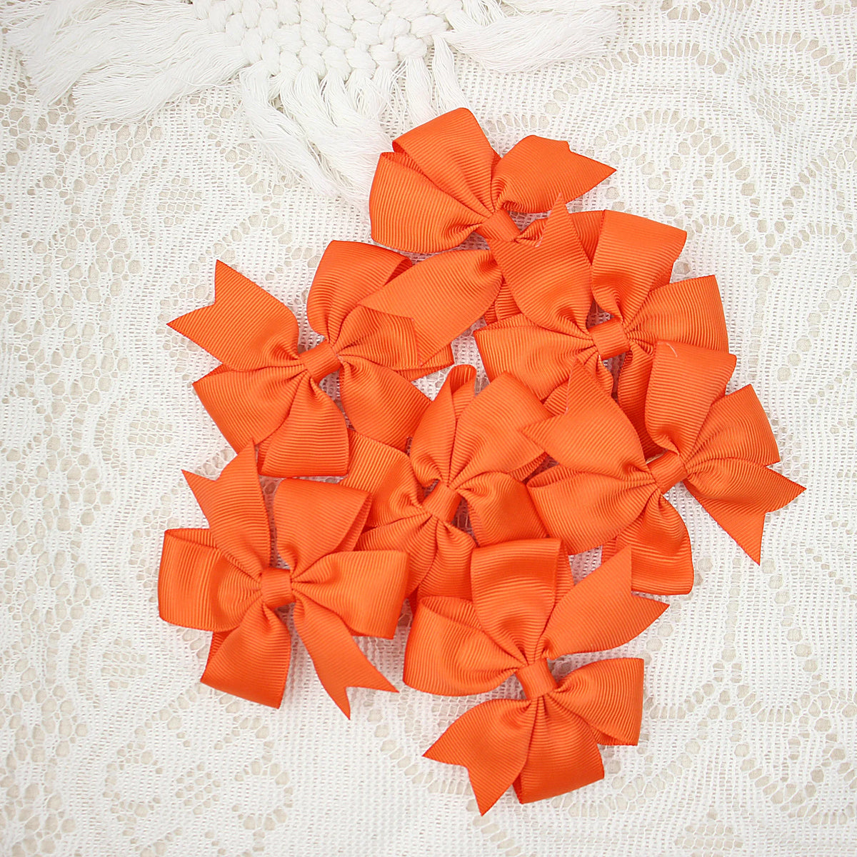 10pcs Ribbon Bow Hair Clip for Girls Hair Accessories Winnower Children Alligator Clip Kids Hairbow Hairpin Grosgrain Barrettes