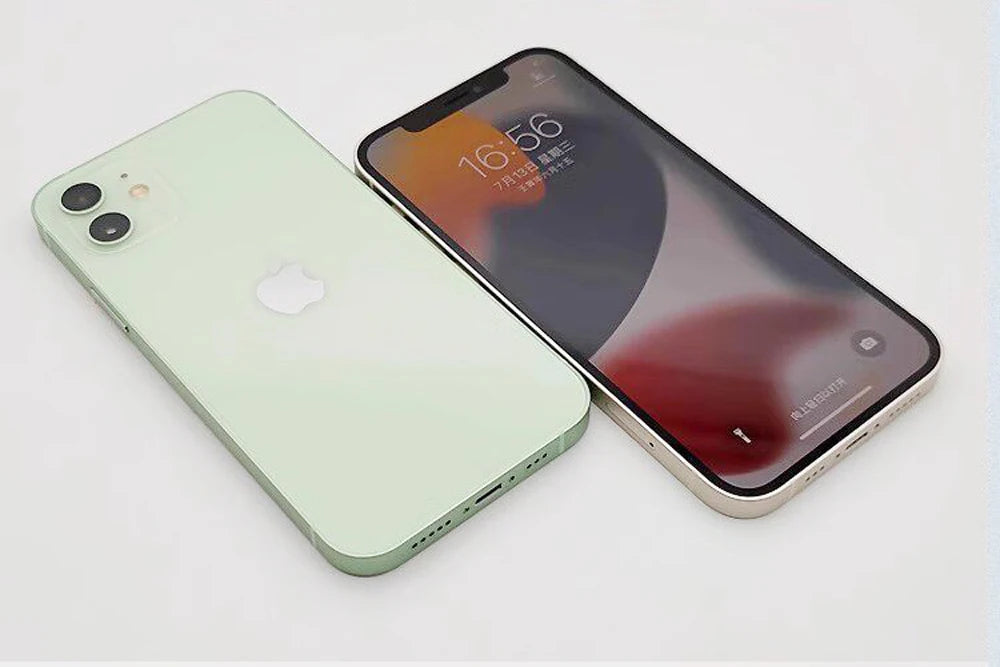 Refurbished 98% IPhone12 4GB RAM 128GB ROM Unlocked CN Version Dual SIM 6.1 Inch Dual 12MP Camera IOS Face ID