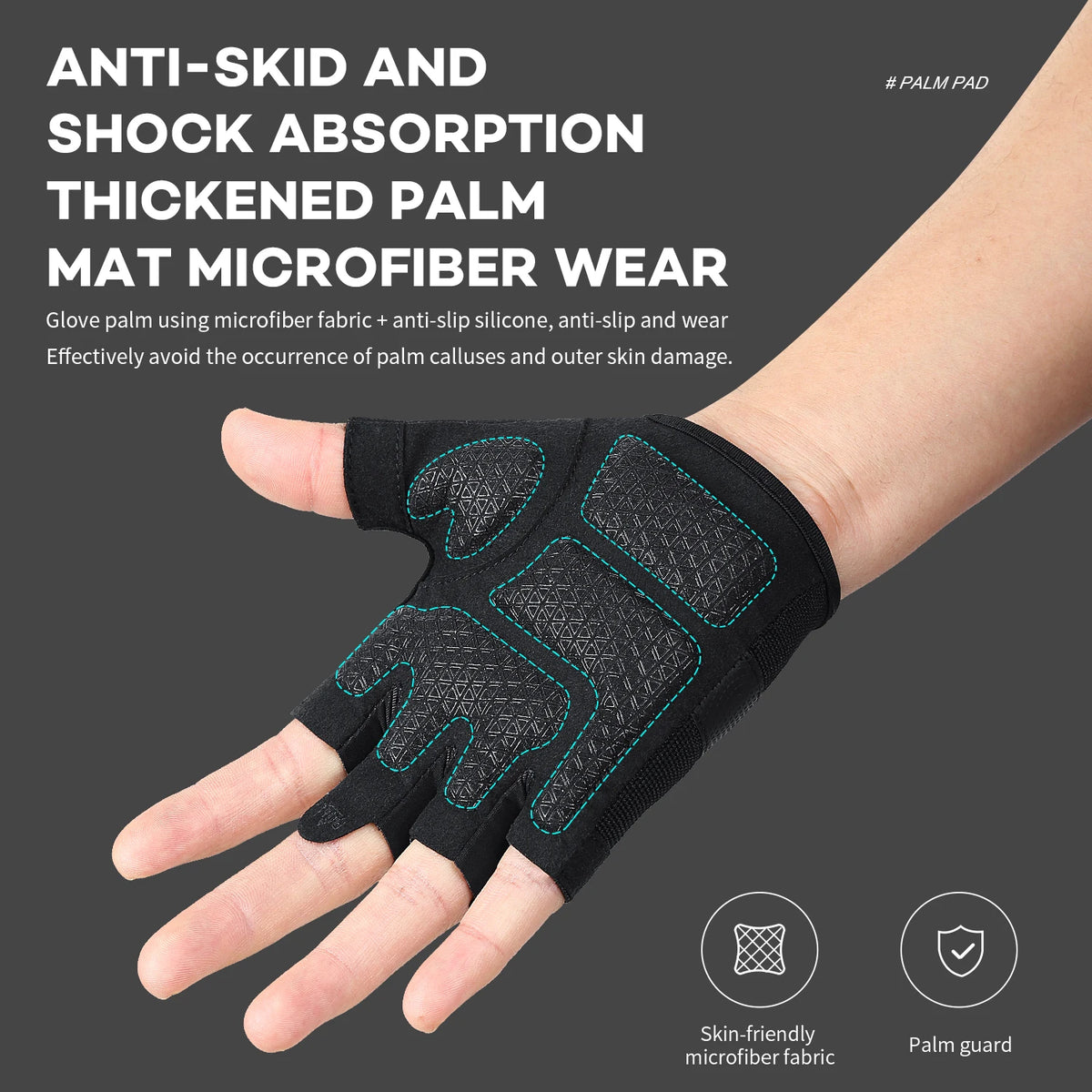 Half Finger Gloves Gym Fitness Anti-Slip Women Men Gel Pad Gloves Gym Cycling Fingerless Gloves Bicycle Accessories