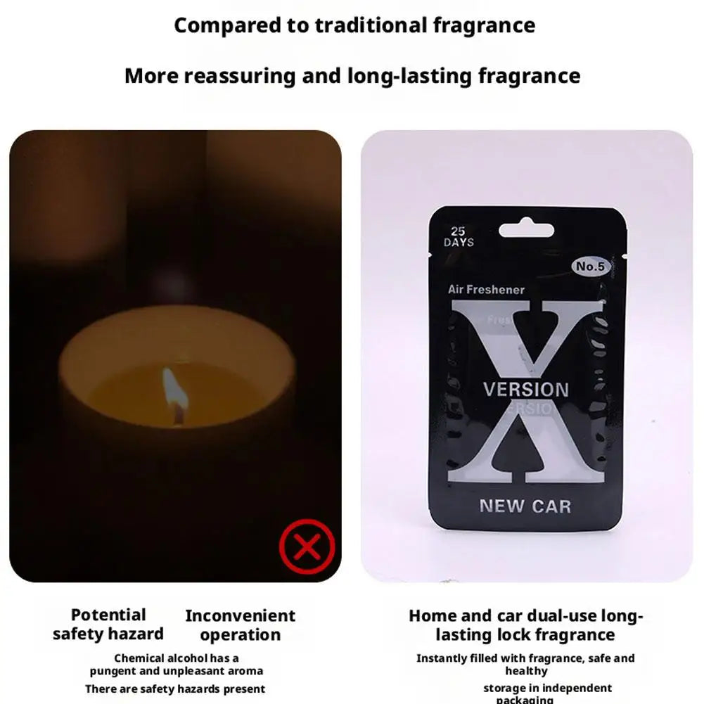 Car Aromatherapy Solid Fragrance Patch Hanging Decoration, Fresh Paper Fragrance Patch, Environmentally Friendly Fragrance Patch