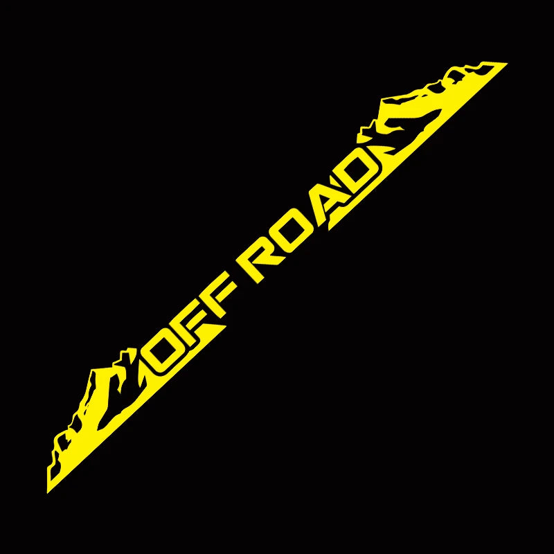 100cmX9cm For OFF ROAD - Windshield Banner Car Stickers Vinyl Decal Back Window Sticker Fits 4x4 Mud Off Road Auto