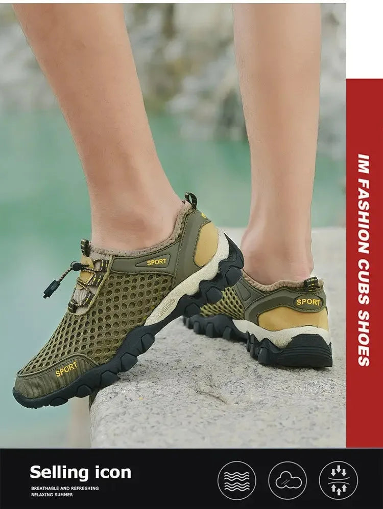 Wading Barefoot Sneakers Breathable Sneakers Men Shoes Fashion Shoes For Men Climbing Hiking Shoes Men Outdoor Beach