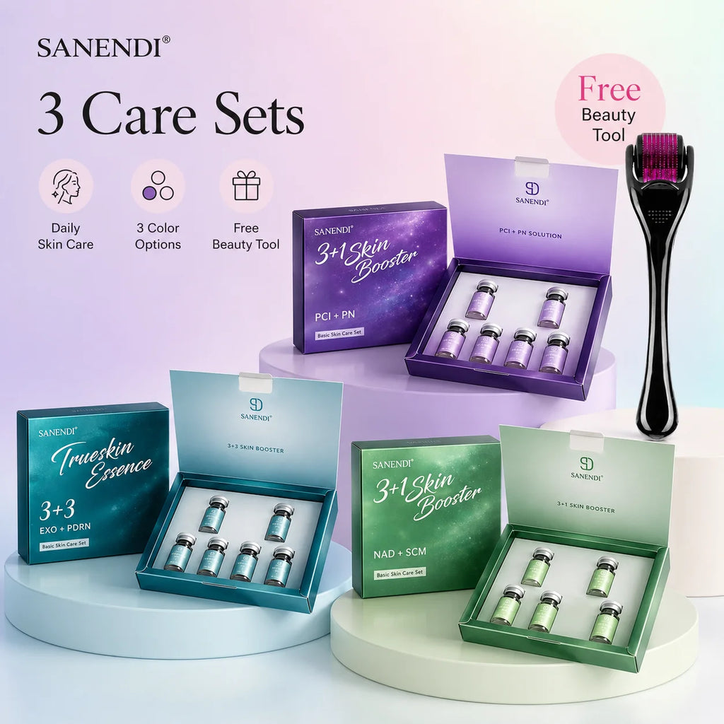 PDRN NAD+ ESOMEI Serum for Dermapen PN Facial Skinbooster With Free 0.25mm Microneed Infusion Roll Tool for Aging Dull Skin