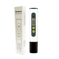 1PC White Digital Water Quality Tester TDS EC Meter Range 0 To 9990 Multifunction Water Purity Temperature TEMP PPM Tester〔YY24〕