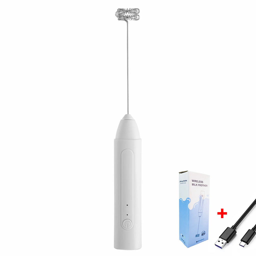 3 gear Kitchen Items USB Charging Electric Egg Beater Mini Blender Kitchens Accessories Mixer Household Gadgets Double Head Bar