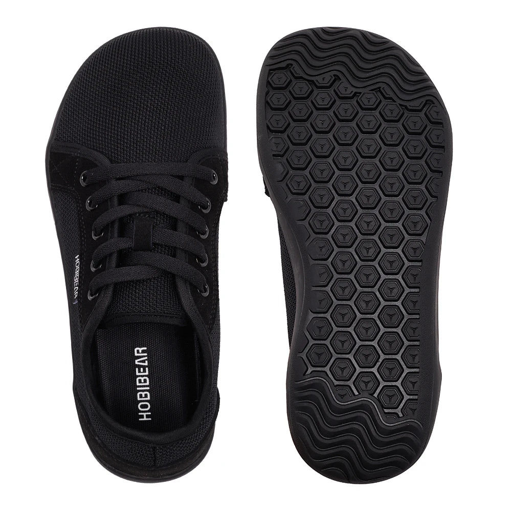 HOBIBEAR Unisex Wide Toe Barefoot Shoes for Men Women Outdoor Trail Running Minimalist Walking Shoes Lightweight and Breathable