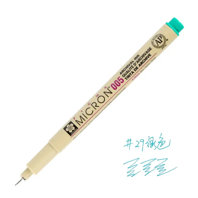 1pcs SAKURA Micron Pen 0.25mm 0.45mm Liner Marker Pen Watercolor Markers for Professional Drawing Sketch Manga Art Supplies