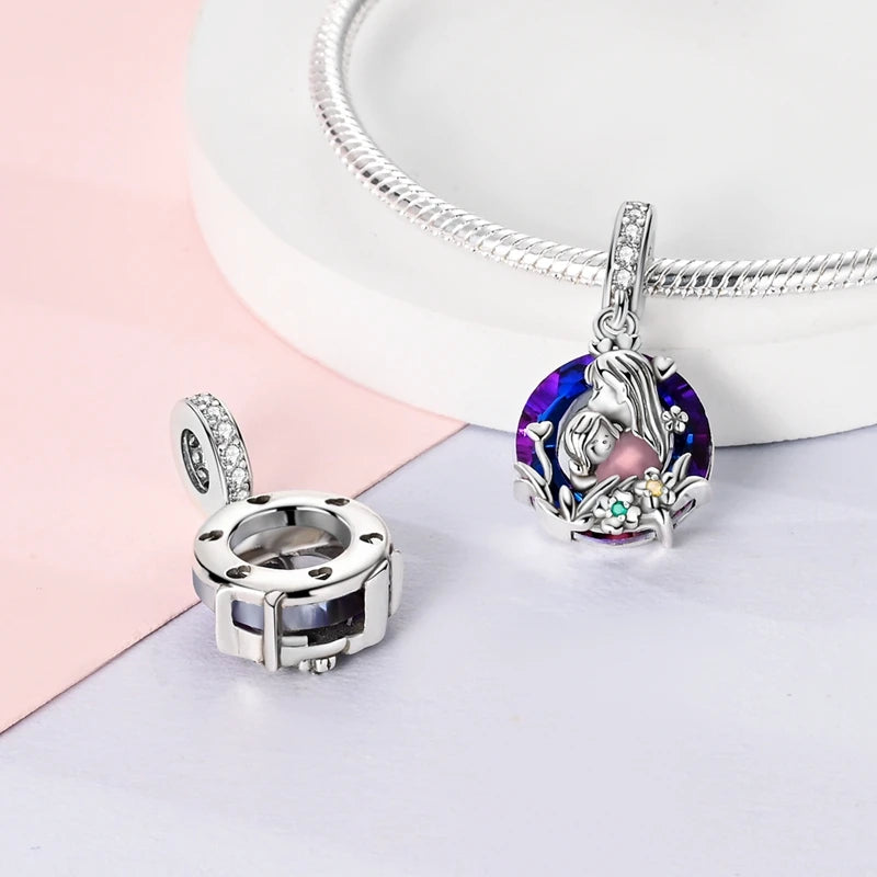 New Original Charm Beads 925 Sterling Silver Butterfly Hot Air Balloon Dangle For Bracelet Women Girl Fine DIY Jewelry Gift