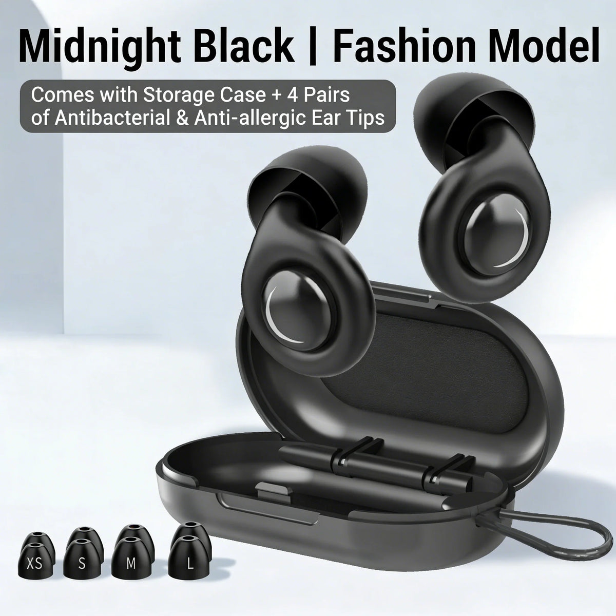 Reusable Silicone Ear Plugs Noise Cancelling Hearing Protection For Sleep Concert Travel Work Study & Relax