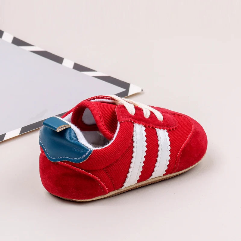 Sapatilhas Desportivas Casuais de Bebé em Alta, Primavera e Outono, Rapazes e Raparigas, Sola em PVC de Alta Qualidade, Sapatos de Pré-caminhada Antiderrapantes BLS4034