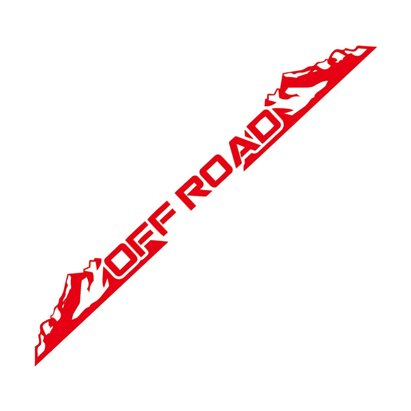 100cmX9cm For OFF ROAD - Windshield Banner Car Stickers Vinyl Decal Back Window Sticker Fits 4x4 Mud Off Road Auto