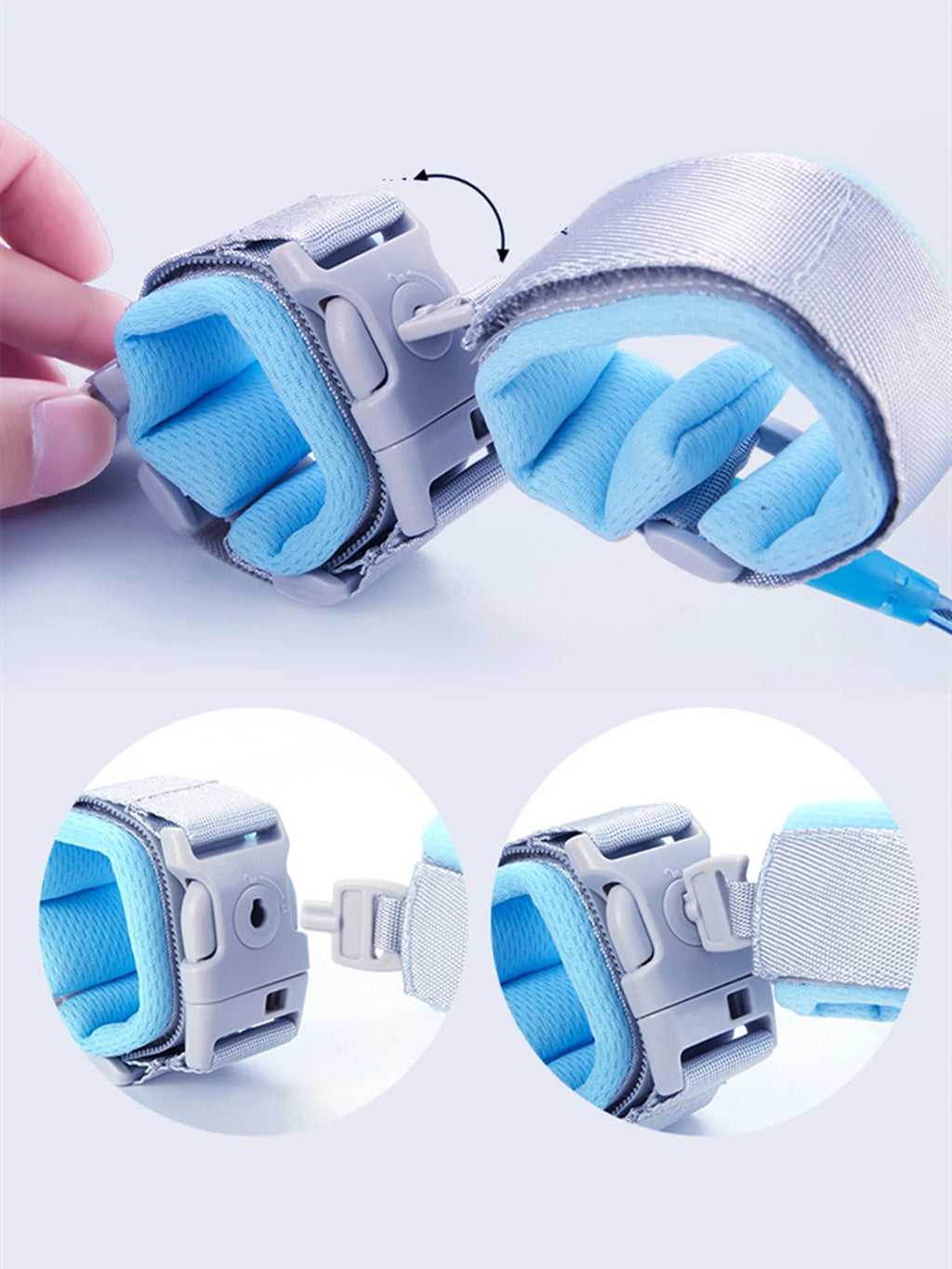 Infants and Young Children's Loss Prevention Belt Traction Rope Baby Loss Prevention Bracelet 2m Spring Rope Walking Baby Safety